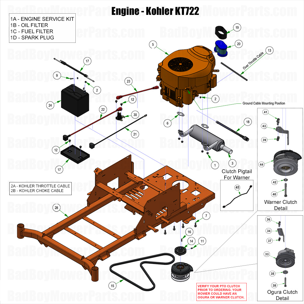 2025 MZ Rambler - Engine - Kohler KT722